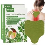 ACWOO Patch per Sollievo dal Dolore, 48 Pezzi Collo Patch Anti Dolore Toppa di Calore Autoadesiva, Cerotti Antidolorifici per Alleviare Il Dolore, al Collo, alla Spalla, al Ginocchio