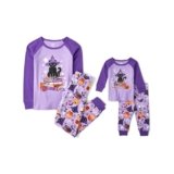 The Children’s Place,Unisex Baby,and Kids, Sibling Matching, Holiday Pajama Sets, Cotton,Witchy Cat Halloween,0 Months