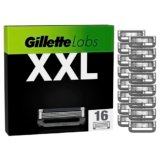 Gillette Labs Lamette Di Ricambio Per Rasoio Da Uomo, Confezione Da 16, Compatibili Con Gillette Labs Con Barra Esfoliante E Heated Razor, Rasatura Profonda Uomo, Lame di Precisione