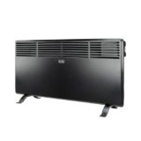 BLACK+DECKER Bxcsh1800E Termoconvettore, 1800 W, Steel, Nero