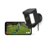 Ring videocamera Plus con faretti plug-in (Spotlight Cam Plus) | Telecamera di sorveglianza HD wifi per esterno con audio bidirezionale, fai-da-te | Ring Home: 30 gg. prova gratuita | 2 telecamere