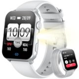 Blackview Smartwatch Uomo Donna, Effettua e Rispondi alle Chiamate,1,91” Orologio Intelligente 100+ Modalità Sportive/Sonno/Cardiofrequenzimetro/SpO2/ Torcia per Android IOS