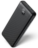 VEGER Power Bank 30000mAh, PD 20W QC 3.0 Ricarica Rapida Caricatore Portatile, 4 Uscite e 2 Ingressi con LED Display Digitale Batteria Esterna Compatibile con iPhone/Samsung/Huawei/iPad (Nero)