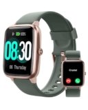 GRV Smartwatch da uomo e donna per Android iOS Smartphone Orologio sportivo podometro impermeabile IP68 Tracker Multisport notifica messaggio sveglia promemoria sedentario cronometro verde