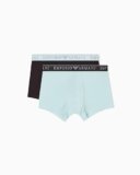 Emporio Armani Endurance 2-Pack Trunk Bermuda, Marrone, XL Uomo