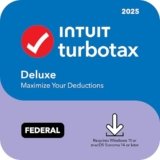 TurboTax Desktop Deluxe 2025, Federal Tax Return [PC/Mac Download]