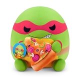 Snackles 35 cm Plush Teenage Mutant Ninja Turtles Edition by ZURU, Cuddly Squishy Comfort Plush with Teenage Mutant Ninja Turtles theme and Pizza Snack Accessory (Raphael)