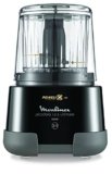 Moulinex DP8108 Moulinette Ultimate, Tritatutto Elettrico, Lame in Titanio, Tecnologia Powelix Life, 1000W, Capacità fino a 550ml, Funzioni 5in1, Nero