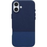 OtterBox Leather Alternative Slim MagSafe cover per iPhone 16 Plus, custodia protettiva sottile antiurto, a prova di caduta, testata 3x vs norme MIL-STD 810G, Azure Oasis