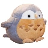 Ryttir 17.7 Inch Chubby Big Owl Stuffed Animal, Adventure Stuffed Owl Plush Toy, Brave Boy’s and Girl’s Room Decor,Funny Christmas Owls Gift for Kids and Women