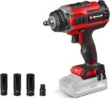 Einhell Professional Avvitatore a percussione a batteria IMPAXXO 18/450 Power X-Change (18 V, 450 nm, 3 livelli di potenza, Brushless, attacco 1/2″, incl. set di bussole, senza batteria)