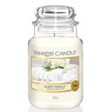 Yankee Candle Candela profumata in giara grande | Soffici asciugamani | Durata Fino a 150 Ore | regalo perfetto per le donn
