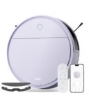 OKP K5Pro Robot aspirapolvere, 5000 Pa, Autonomia 180 Minuti, Ultra Sottile 7,7 cm, Evitamento Ostacoli PSD, Silenzioso, Adatto per pavimenti duri e peli di animali, WiFi/Alexa/App/Telecomando, Viola