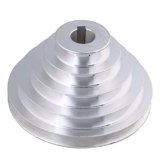 BQLZR 54 mm a 150 mm Diametro Esterno 24 mm Larghezza 12.7 mm Aluminum 5 Step Pagoda puleggia per Cinghia trapezoidale Un Tipo Cinghia dentata