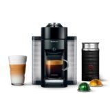Nespresso Vertuo Coffee and Espresso Maker by De’Longhi, Piano Black with Aeroccino Milk Frother